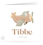 Geboortekaartje naam Tibbe j1