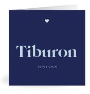 Geboortekaartje naam Tiburon j3