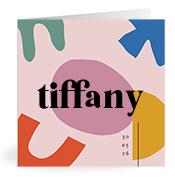 Geboortekaartje naam Tiffany m2