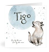 Geboortekaartje naam Tigo j4