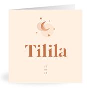 Geboortekaartje naam Tilila m1