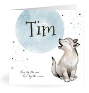 Geboortekaartje naam Tim j4