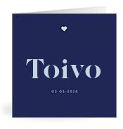 Geboortekaartje naam Toivo j3