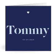 Geboortekaartje naam Tommy j3