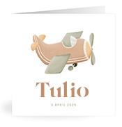 Geboortekaartje naam Tulio j1