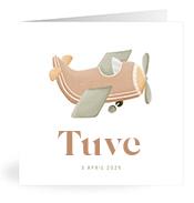 Geboortekaartje naam Tuve j1