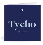 Geboortekaartje naam Tycho j3