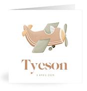 Geboortekaartje naam Tyeson j1