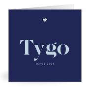 Geboortekaartje naam Tygo j3