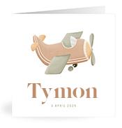 Geboortekaartje naam Tymon j1