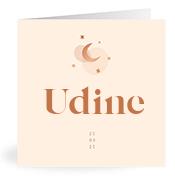 Geboortekaartje naam Udine m1
