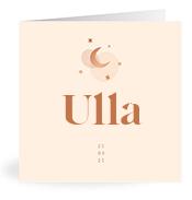 Geboortekaartje naam Ulla m1
