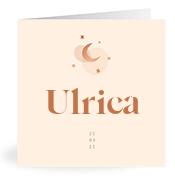 Geboortekaartje naam Ulrica m1