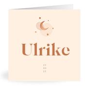 Geboortekaartje naam Ulrike m1