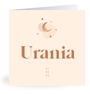 Geboortekaartje naam Urania m1