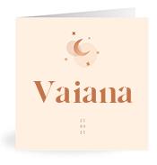 Geboortekaartje naam Vaiana m1
