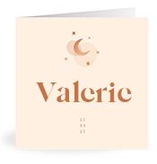 Geboortekaartje naam Valerie m1