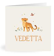 Geboortekaartje naam Vedetta u2