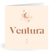 Geboortekaartje naam Ventura m1