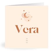 Geboortekaartje naam Vera m1