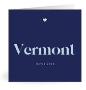 Geboortekaartje naam Vermont j3