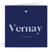 Geboortekaartje naam Vernay j3