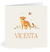 Geboortekaartje naam Vicenta u2
