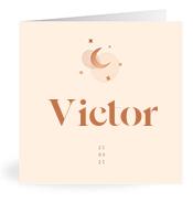 Geboortekaartje naam Victor m1