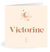 Geboortekaartje naam Victorine m1