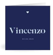 Geboortekaartje naam Vincenzo j3