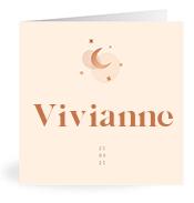 Geboortekaartje naam Vivianne m1
