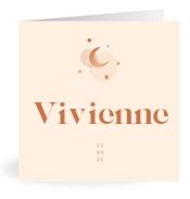 Geboortekaartje naam Vivienne m1