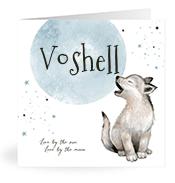 Geboortekaartje naam Voshell j4