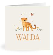 Geboortekaartje naam Walda u2