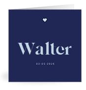 Geboortekaartje naam Walter j3