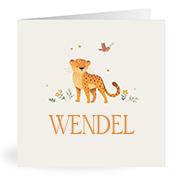 Geboortekaartje naam Wendel u2