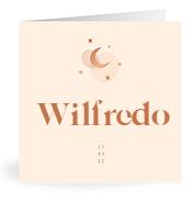Geboortekaartje naam Wilfredo m1