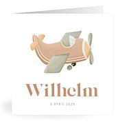 Geboortekaartje naam Wilhelm j1