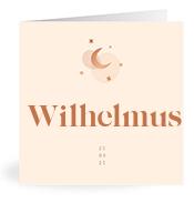 Geboortekaartje naam Wilhelmus m1