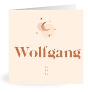 Geboortekaartje naam Wolfgang m1