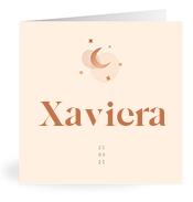 Geboortekaartje naam Xaviera m1
