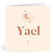 Geboortekaartje naam Yael m1