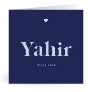Geboortekaartje naam Yahir j3