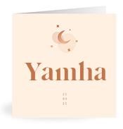 Geboortekaartje naam Yamha m1