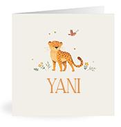 Geboortekaartje naam Yani u2