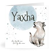 Geboortekaartje naam Yaxha j4