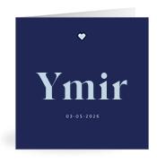 Geboortekaartje naam Ymir j3