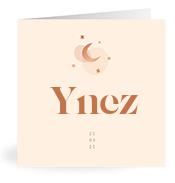 Geboortekaartje naam Ynez m1