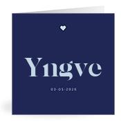 Geboortekaartje naam Yngve j3
