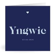 Geboortekaartje naam Yngwie j3